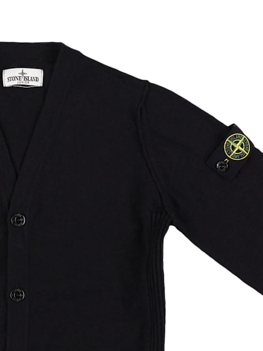 Stone Island Junior - 混棉开衫