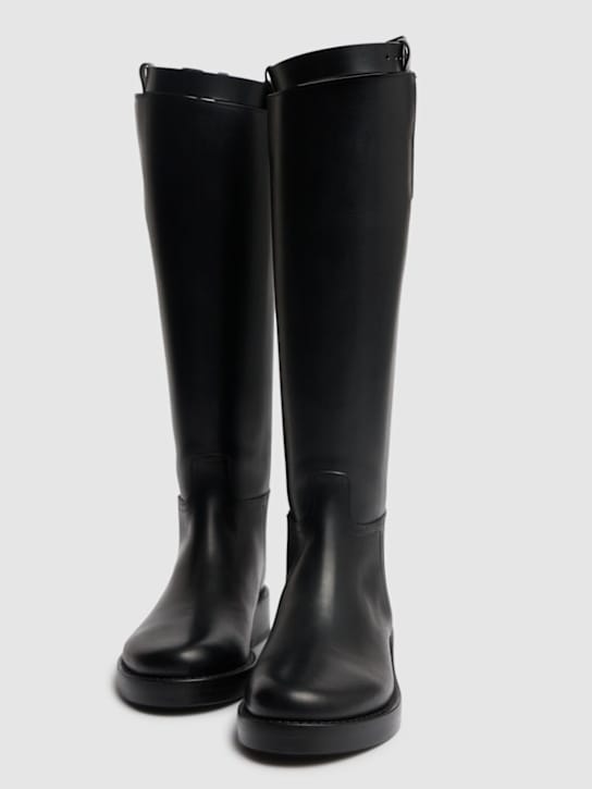 Ann Demeulemeester: 带带扣的膝高靴