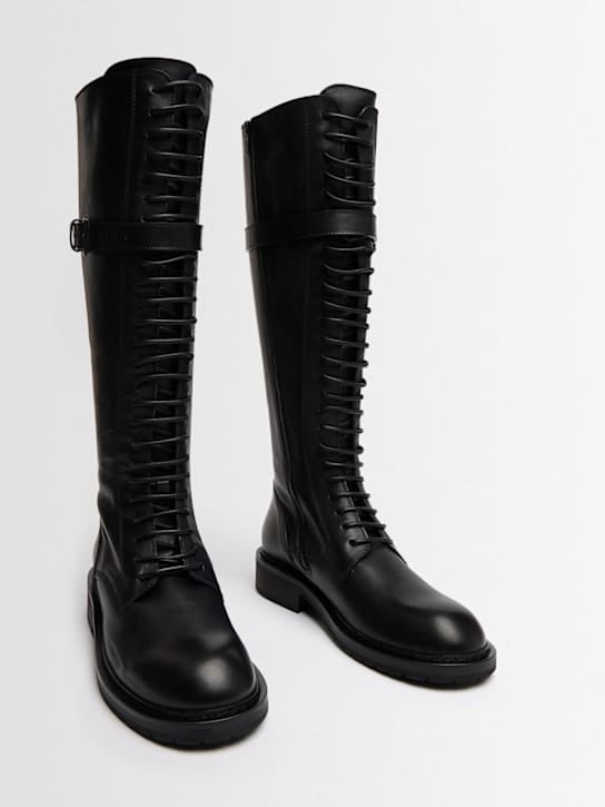 Ann Demeulemeester - 高筒靴带扣