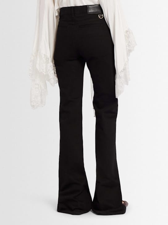 Chloé: Cigarette pants with zip closure