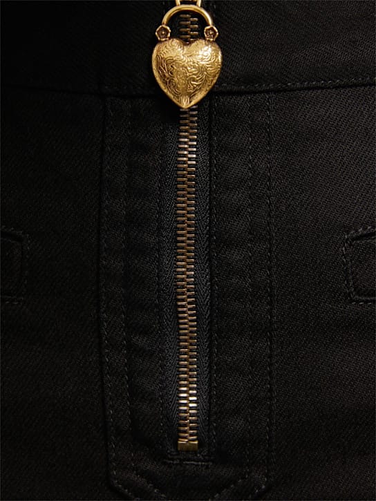 Chloé: Cigarette pants with zip closure
