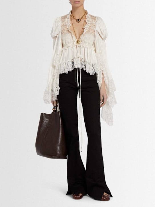 Chloé - Cigarette pants with zip closure
