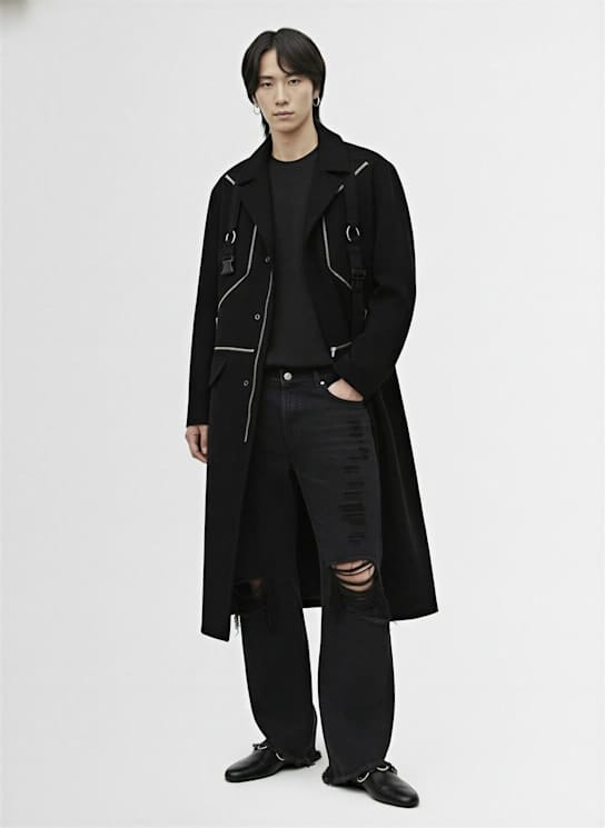 Rick Owens - 布里克萨巨型羊毛外套