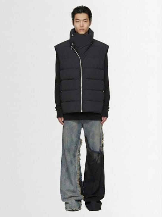 Rick Owens - 宽腿牛仔裤，带有磨损细节