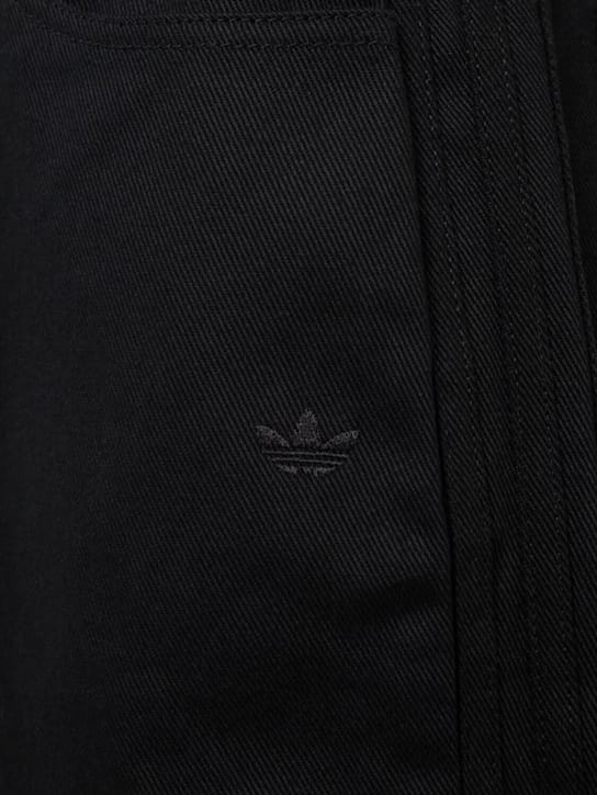 adidas Originals: 高腰宽腿牛仔裤
