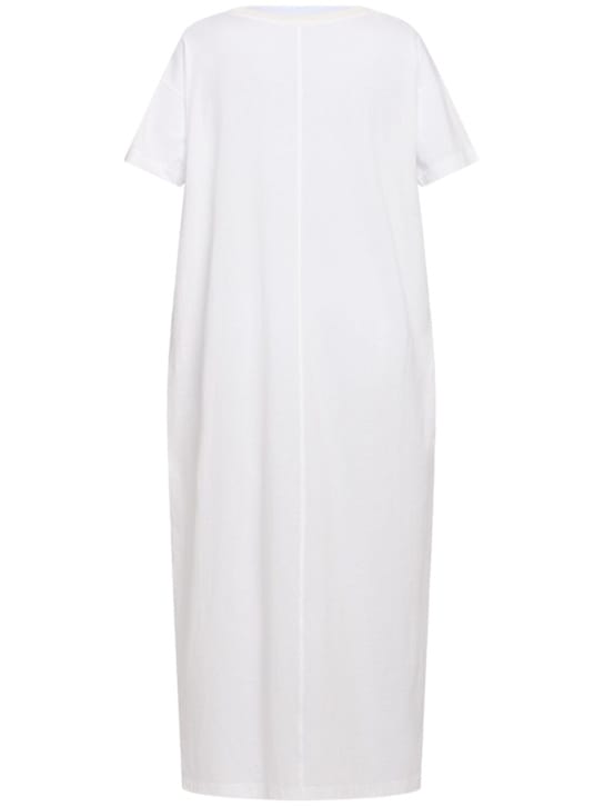 The Row: Abito midi in cotone a maniche corte