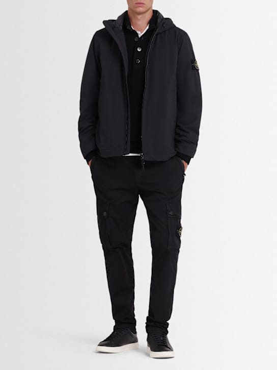 Stone Island - 带拉链的连帽夹克