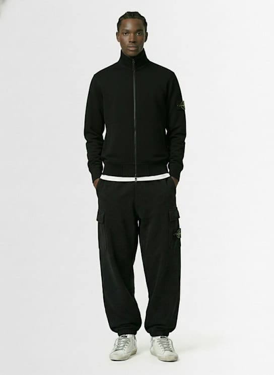 Stone Island - 带拉链和高领的背心