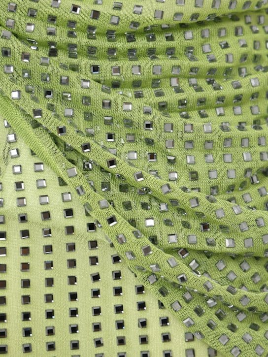 Christopher Esber: Vestido asimétrico con cristales