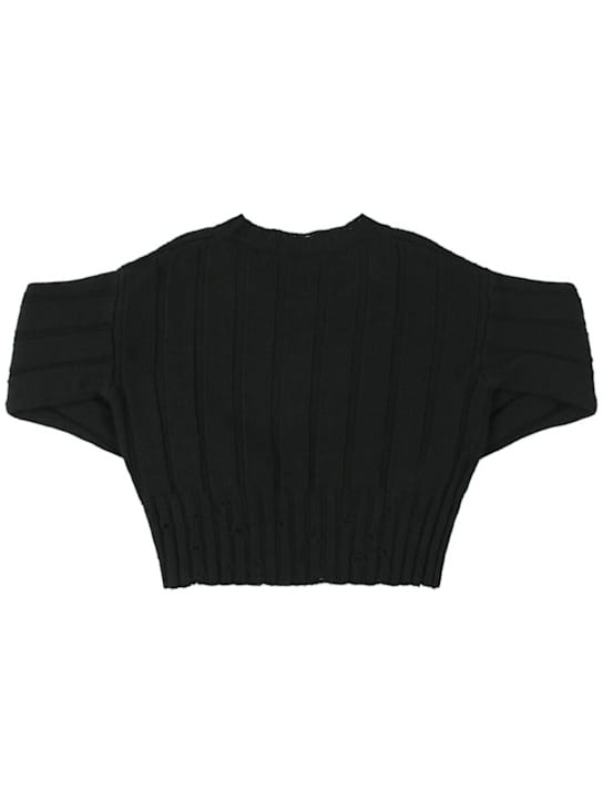 Marni Junior: 粘胶混纺针织毛衣