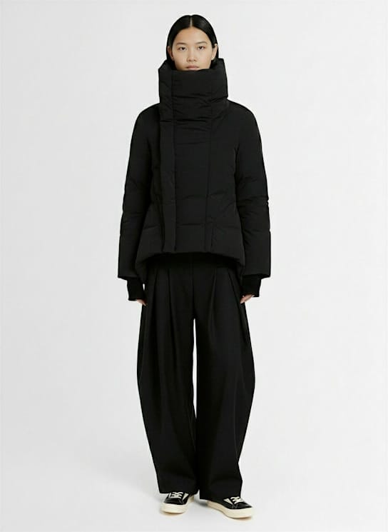 Rick Owens - 短款高领羽绒外套