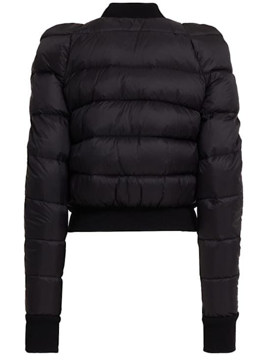 Rick Owens: 短款羽绒服，带可见拉链