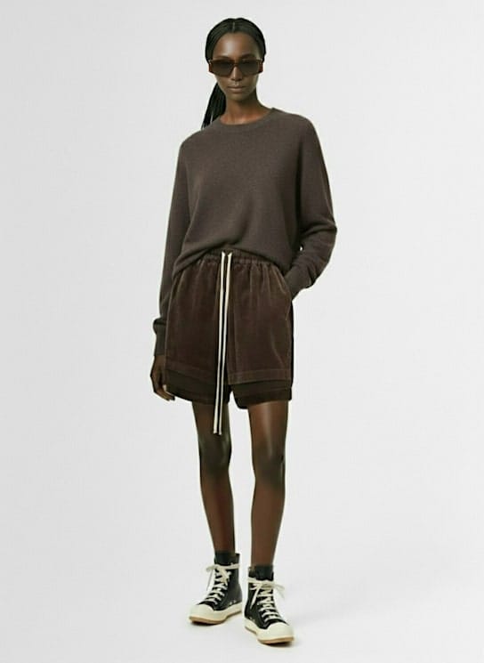 Rick Owens - 带弹性腰围和抽绳的短裤