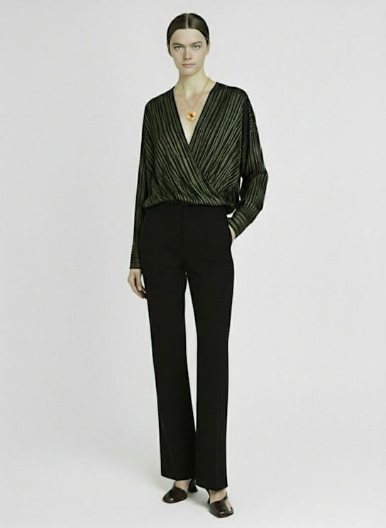 Dries Van Noten - 宽腿褶皱裤