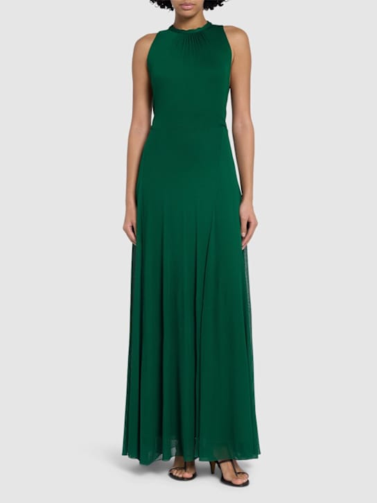 Max Mara - Long dress with round neckline