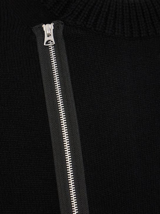Sacai: 圆领拉链套头衫