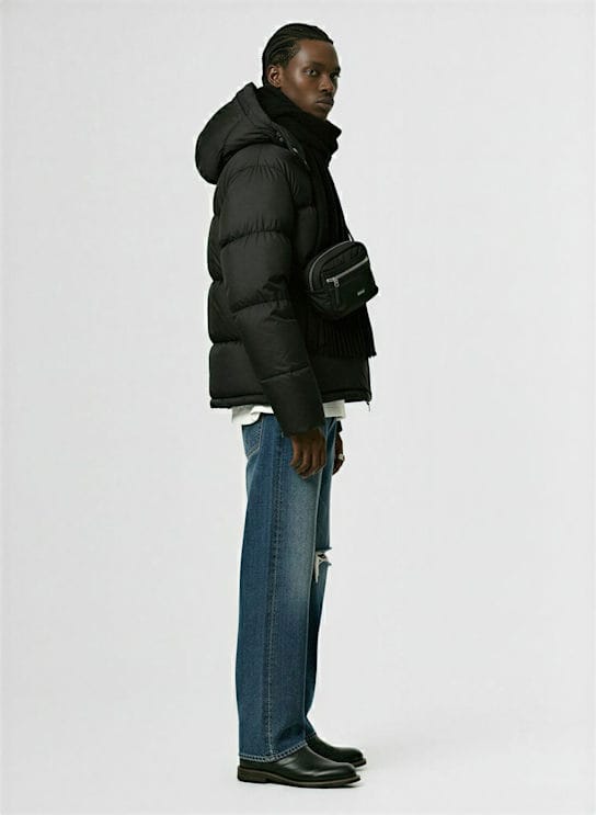 Sacai - 带帽短羽绒夹克