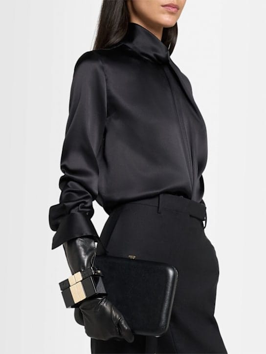 Tom Ford - 带扭锁闭合的信封手拿包