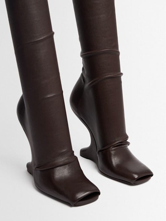 Rick Owens - 及膝靴，配有方跟