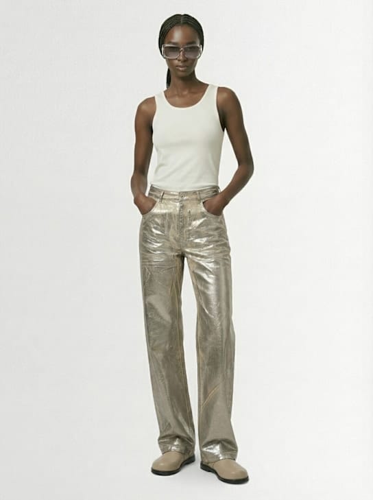 Rick Owens DRKSHDW - 高腰宽腿牛仔裤