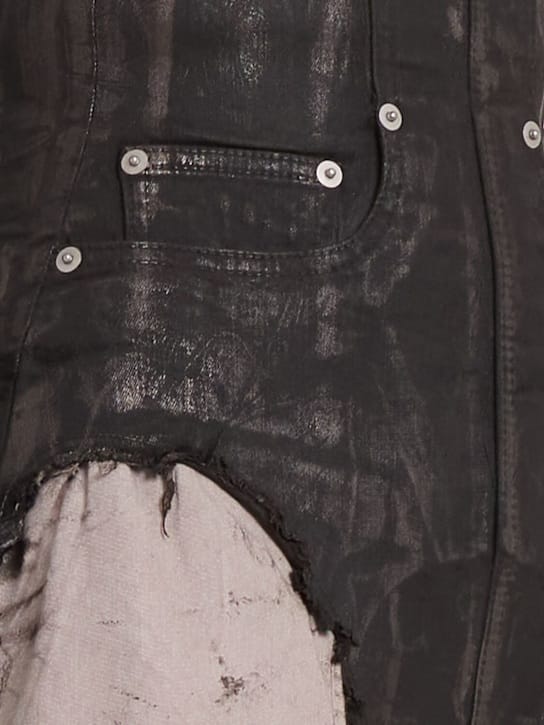 Rick Owens DRKSHDW: 高腰破边短裤