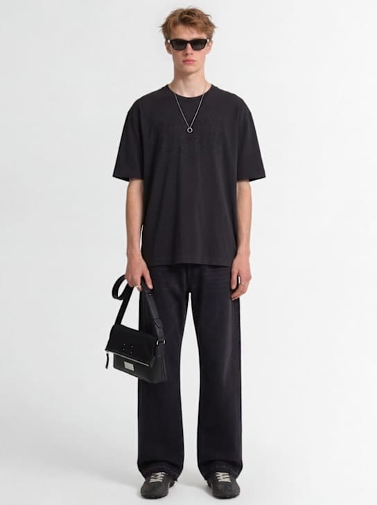 Maison Margiela - 带有浮雕印花的宽松T恤