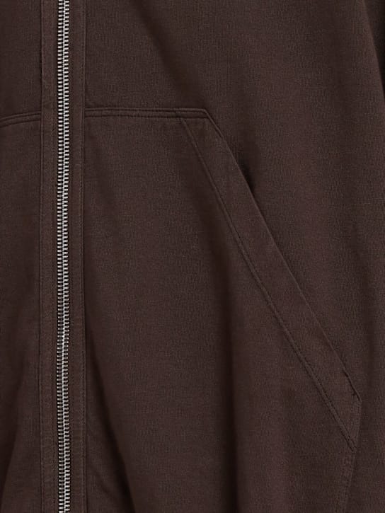 Rick Owens DRKSHDW: 带拉链的连帽衫
