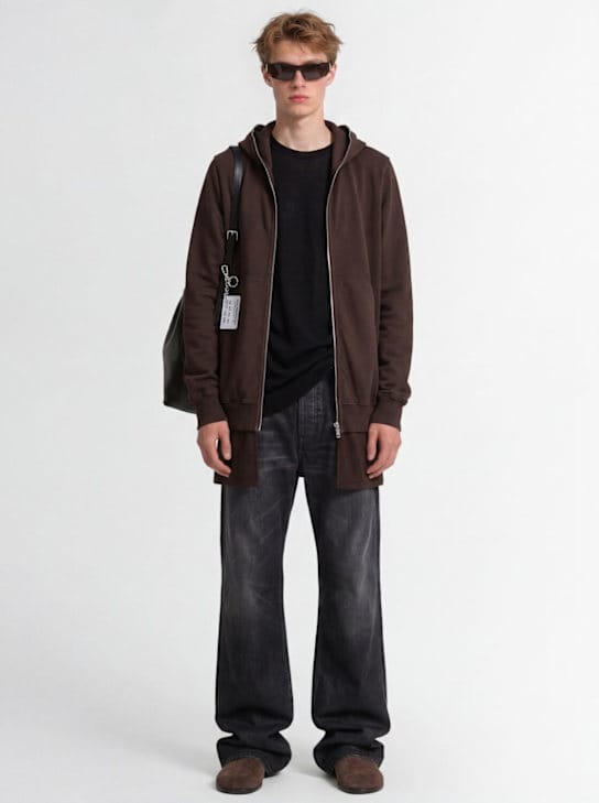 Rick Owens DRKSHDW: 带拉链的连帽衫