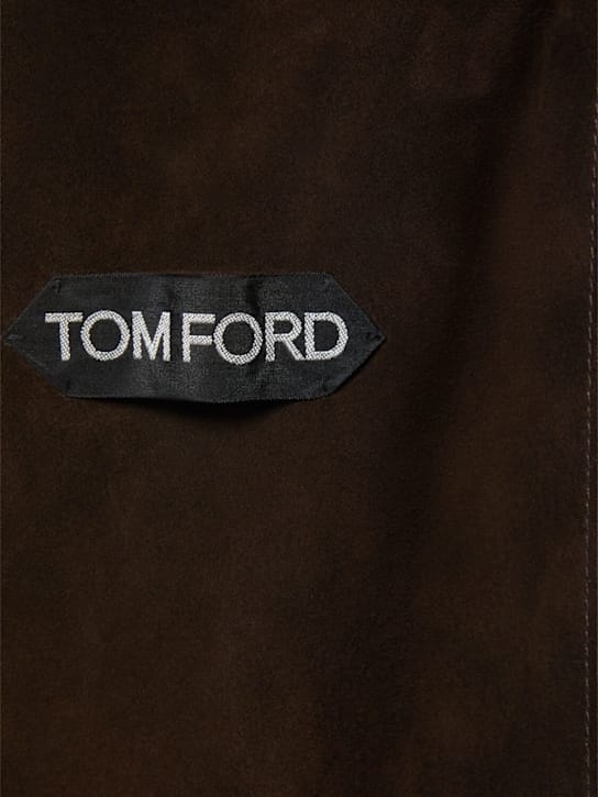 Tom Ford: 双排扣带腰带外套