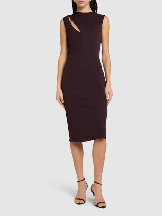 Tom Ford: Cr pe jersey dress with drape