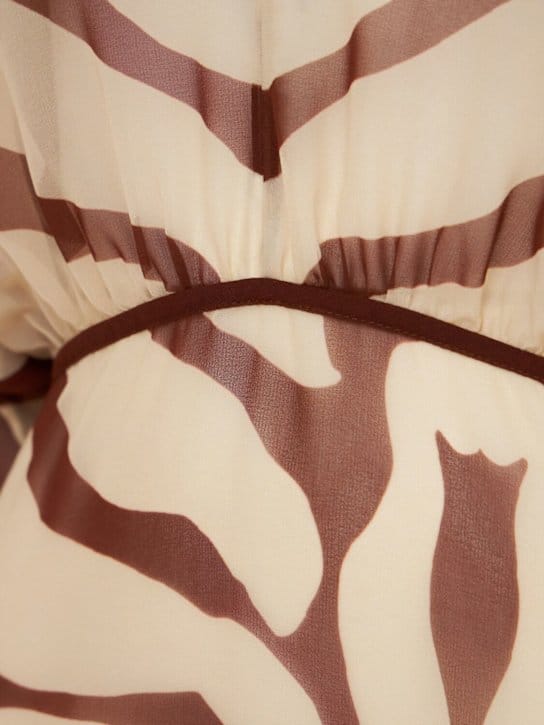 Johanna Ortiz: Abito maxi in chiffon stampato