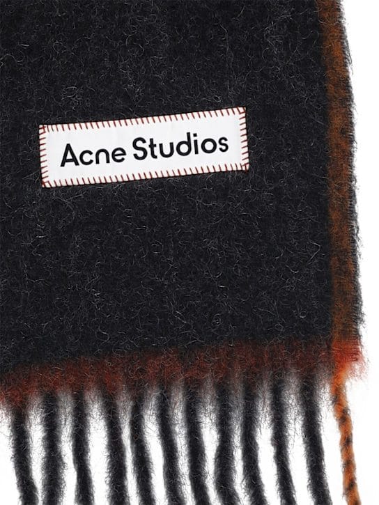 Acne Studios - 带流苏的矩形围巾