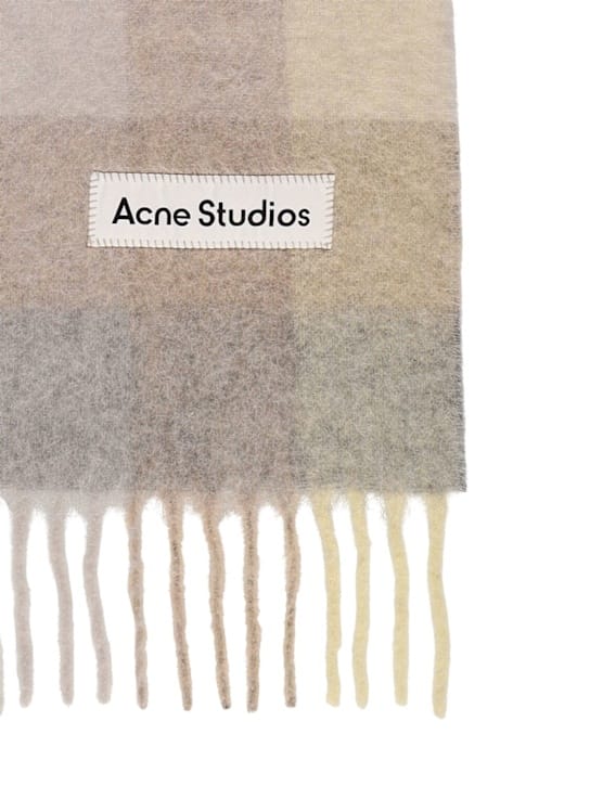 Acne Studios - 带流苏的矩形围巾