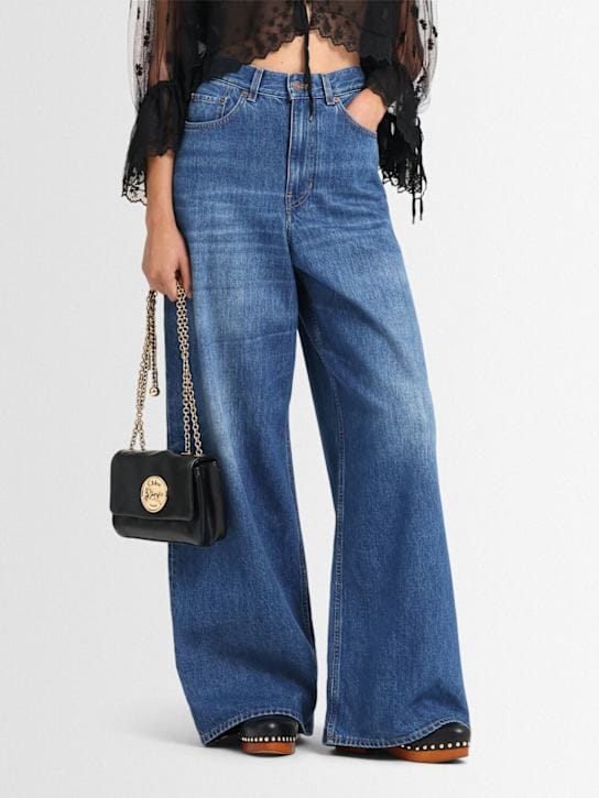 Chloé - 带有方跟和铆钉细节的穆勒鞋