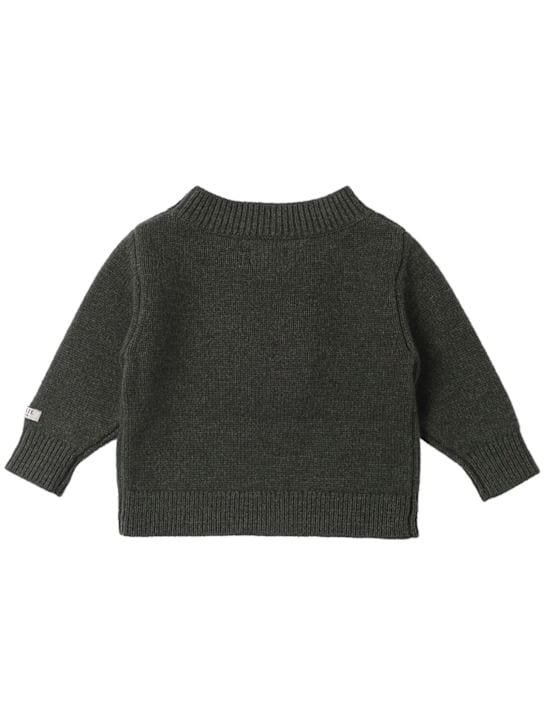 Donsje: Pullover aus Merinowolle mit Intarsie