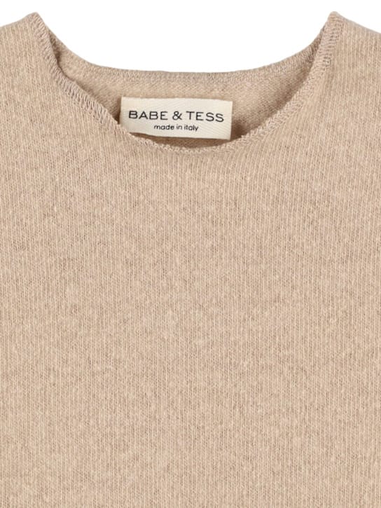 Babe & Tess - Cotton blend knit sweater