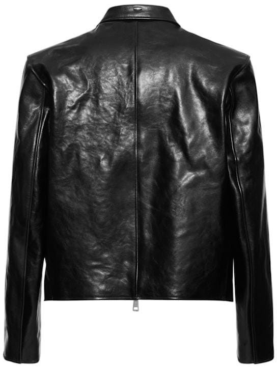 Our Legacy: Chaqueta de piel con cremallera