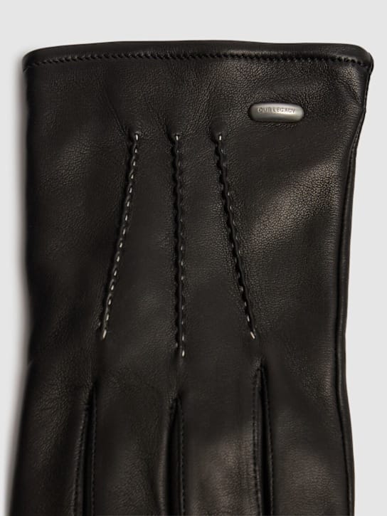 Our Legacy: Guantes de piel de cordero con pespuntes