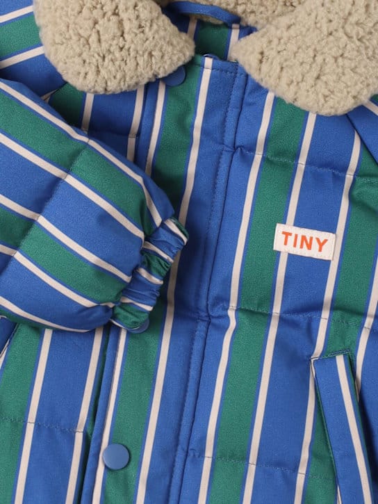 Tiny Cottons - 彩色拼接棉质羽绒服