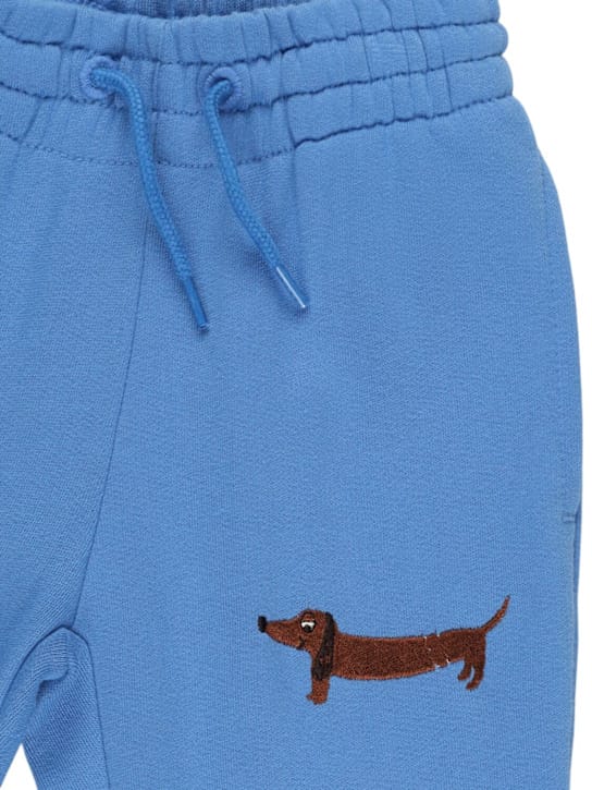 Mini Rodini - 狗刺绣有机棉运动裤