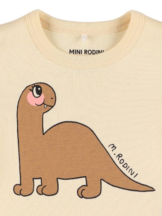 Mini Rodini - 恐龙印花有机棉T恤