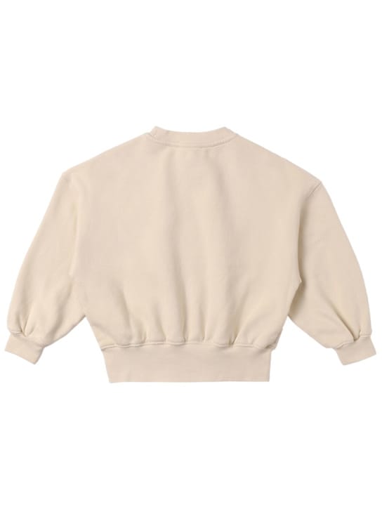 Main Story: Embroidered organic cotton sweatshirt