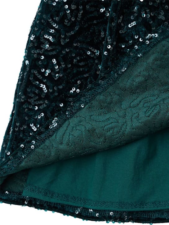 Konges Sløjd: Robe en velours à sequins