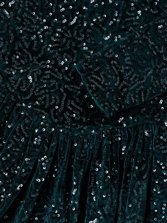 Konges Sløjd - Robe en velours à sequins