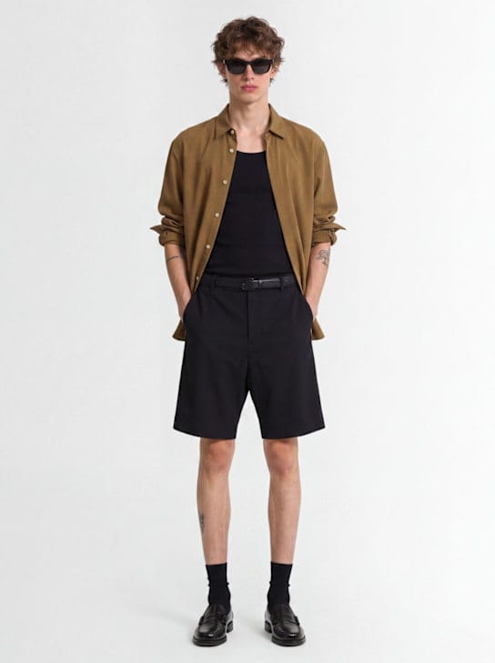 MSGM - 高腰短裤，外露缝线
