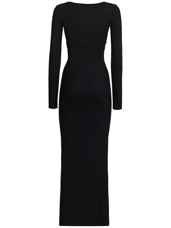 SKIMS: Ribbed modal maxi dress