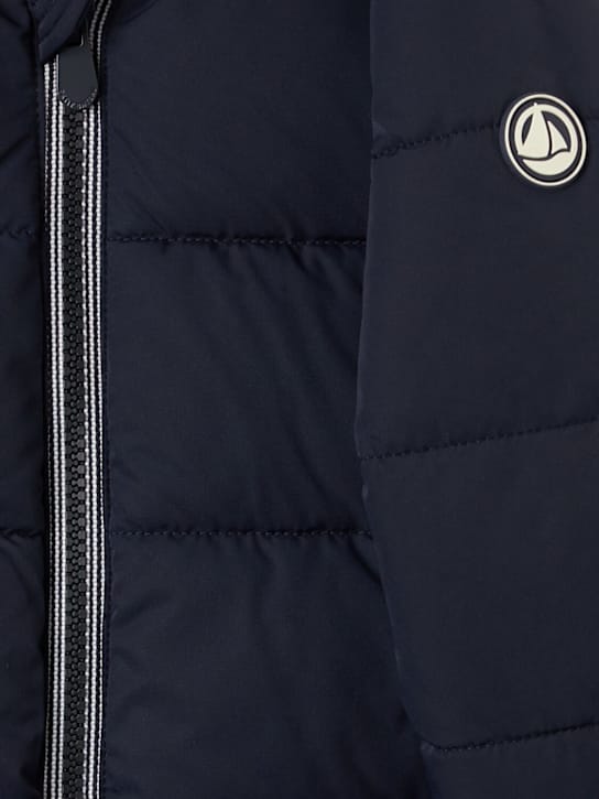 Petit Bateau - 带帽聚酯羽绒夹克