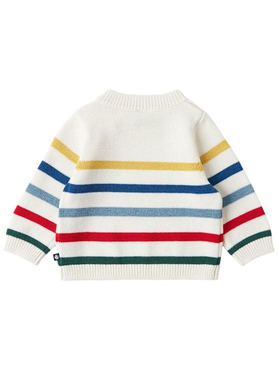Petit Bateau: 毛混纺针织毛衣