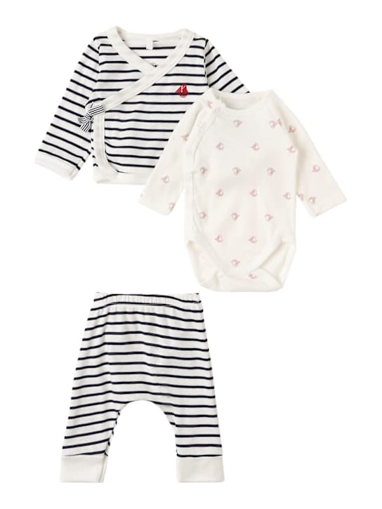 Petit Bateau: 棉质开衫、连体衣和裤子