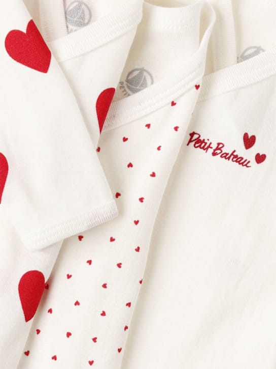 Petit Bateau: 3件印花棉质连体衣套装
